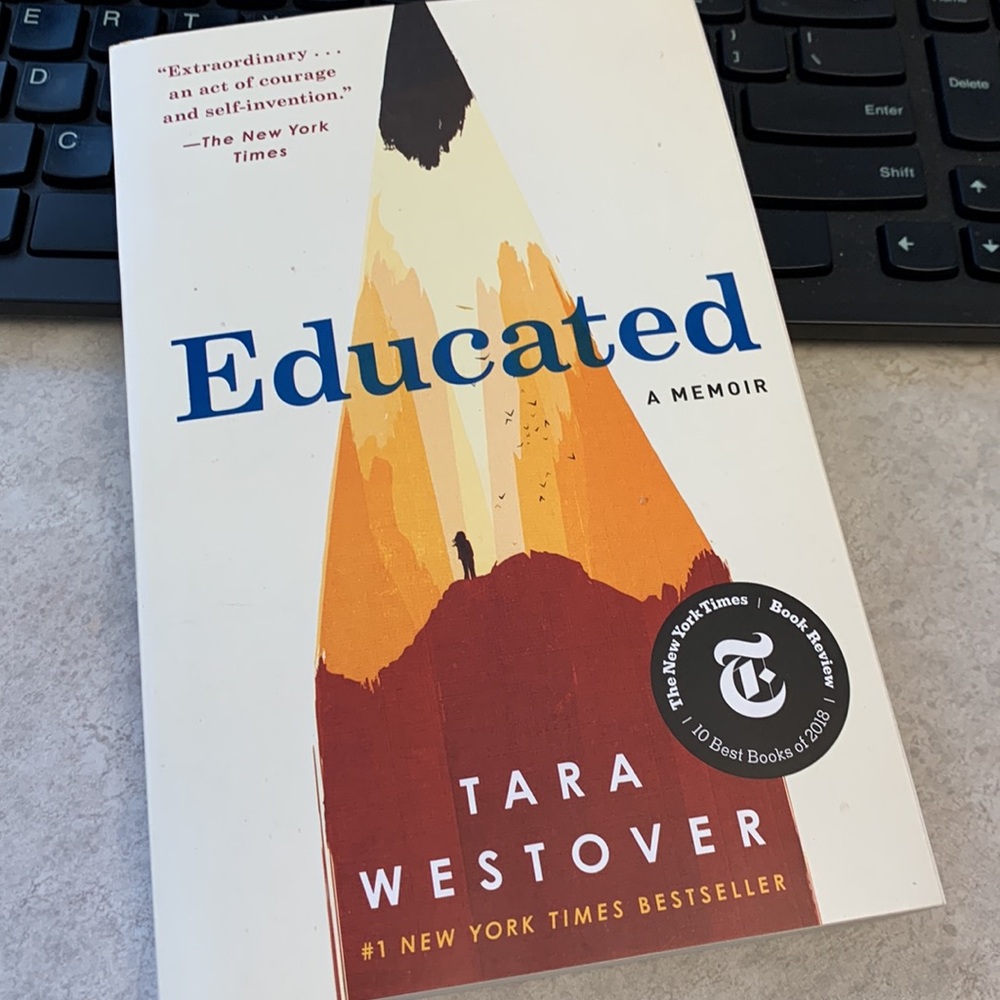 Educated paperback book